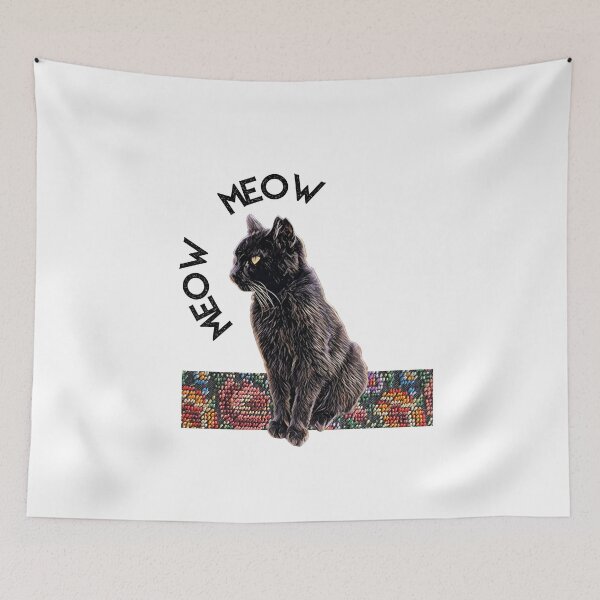 Item preview, Meow Meow - Cat Patterns designed and sold by boomantique.