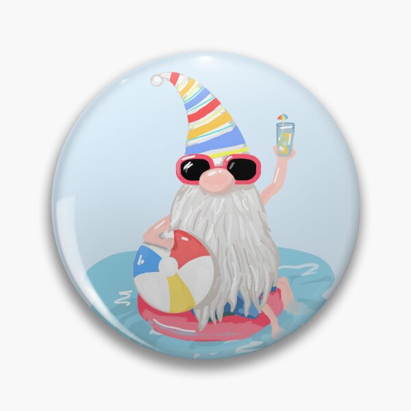 Item preview, Gnome in the Pool designed and sold by faithyroseart.