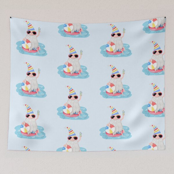 Item preview, Gnome in the Pool designed and sold by faithyroseart.