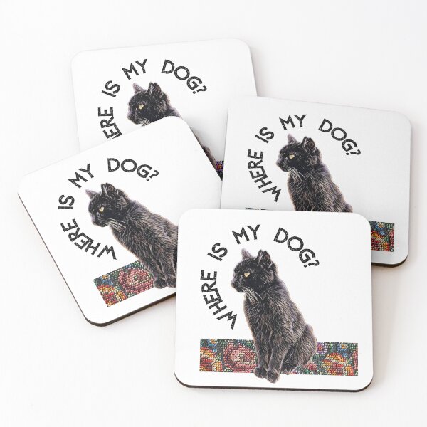 Item preview, Where is my dog? - Cat Patterns designed and sold by boomantique.