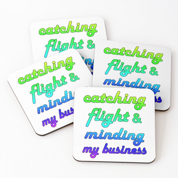 Item preview, catching flight and minding my business designed and sold by AZZDINE kholti.