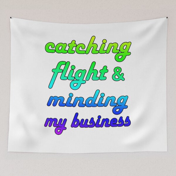 Item preview, catching flight and minding my business designed and sold by AZZDINE kholti.