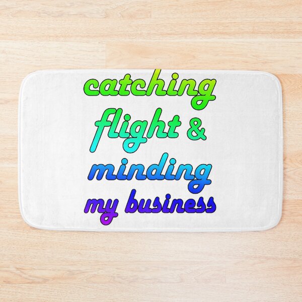 Item preview, catching flight and minding my business designed and sold by AZZDINE kholti.