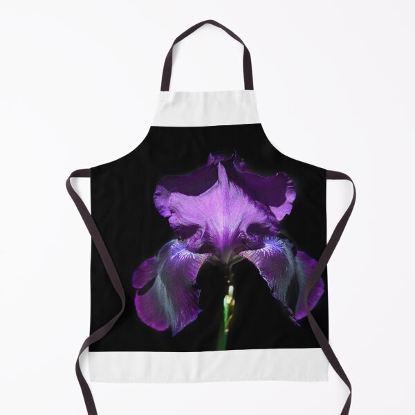 Item preview, Purple iris on black background designed and sold by olena2552.
