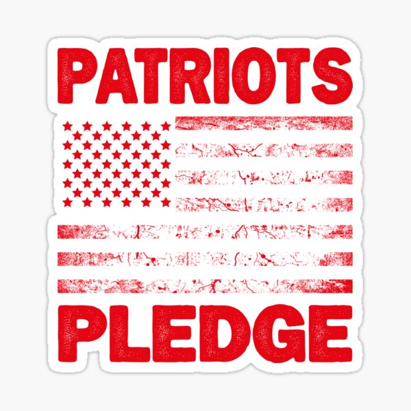 PATRIOTS NATION Sticker for Sale by TheEricaFactor