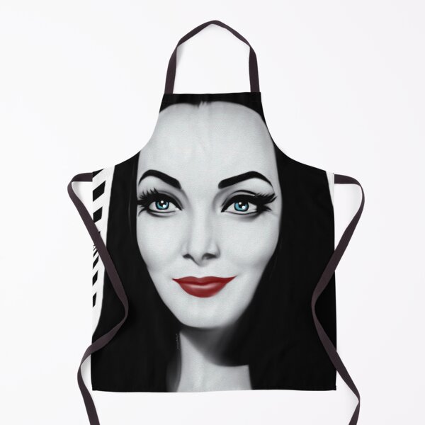 Item preview, Morticia Horror Icon Black and White Stripes designed and sold by orionlodubyal.