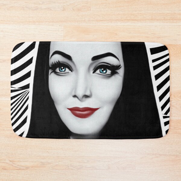Item preview, Morticia Horror Icon Black and White Stripes designed and sold by orionlodubyal.