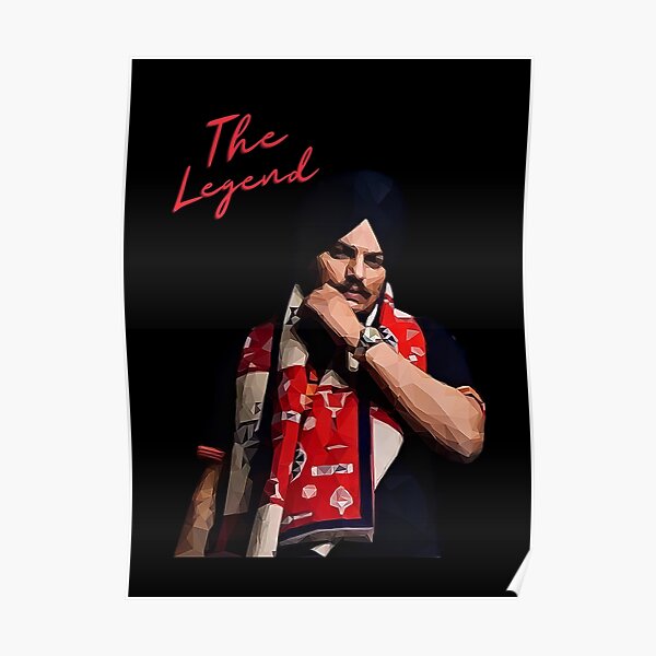 Rip Sidhu Moose Wala 1993 - 2022 sidhu the legend forever Poster