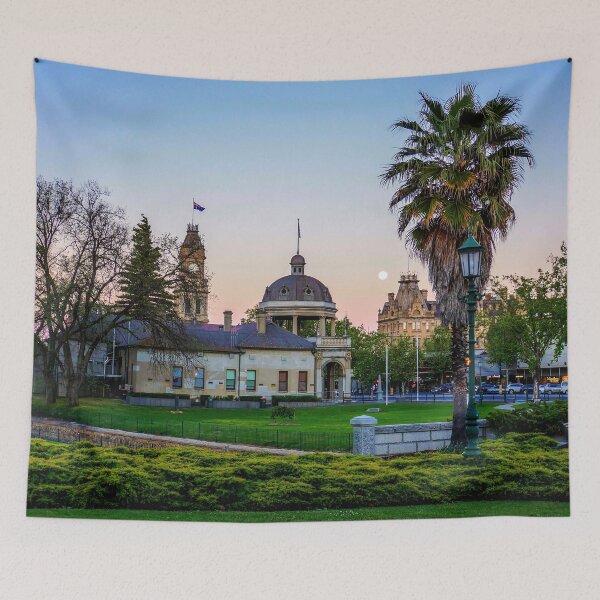 Item preview, Moonrise Over the Bendigo CBD designed and sold by Steven Jodoin.
