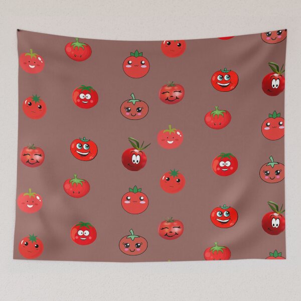 Item preview, Funny and Cute Happy Tomato Faces  designed and sold by silviaol.