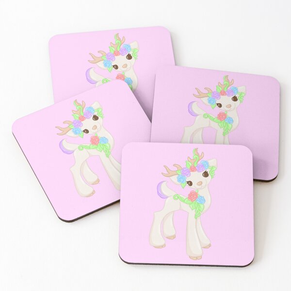 Item preview, Cute Flower Nature Deer designed and sold by JaxNaBox.