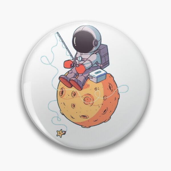 Item preview, astronaut on fish designed and sold by bbuszka.