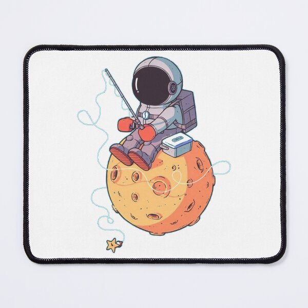 Item preview, astronaut on fish designed and sold by bbuszka.