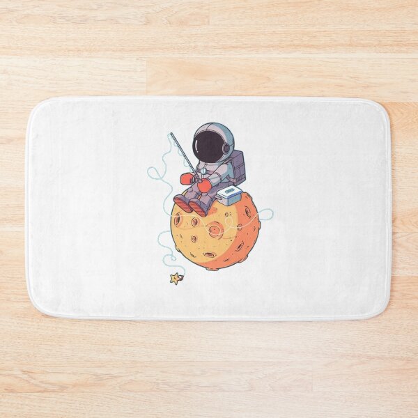 Item preview, astronaut on fish designed and sold by bbuszka.