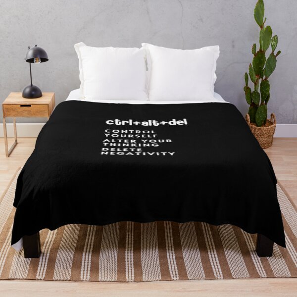 Item preview, ctrl+alt+del - CONTROL YOURSELF - ALTER YOUR THINKING - DELETE NEGATIVITY designed and sold by DOOSKY M.