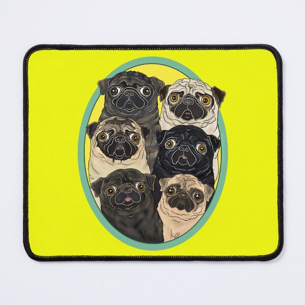 Item preview, Six Pugs by FivePugs designed and sold by FivePugs.