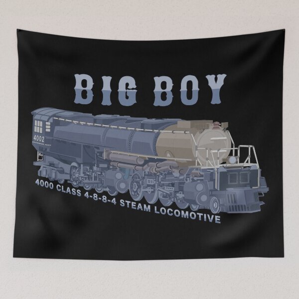 Item preview, Big Boy Steam Train 4000 Class Locomotive Color Diagram Gift designed and sold by Maljonic.