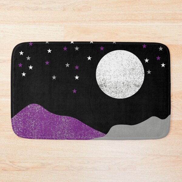 Item preview, Subtle Ace Pride Moonlit Landscape designed and sold by humnoo.
