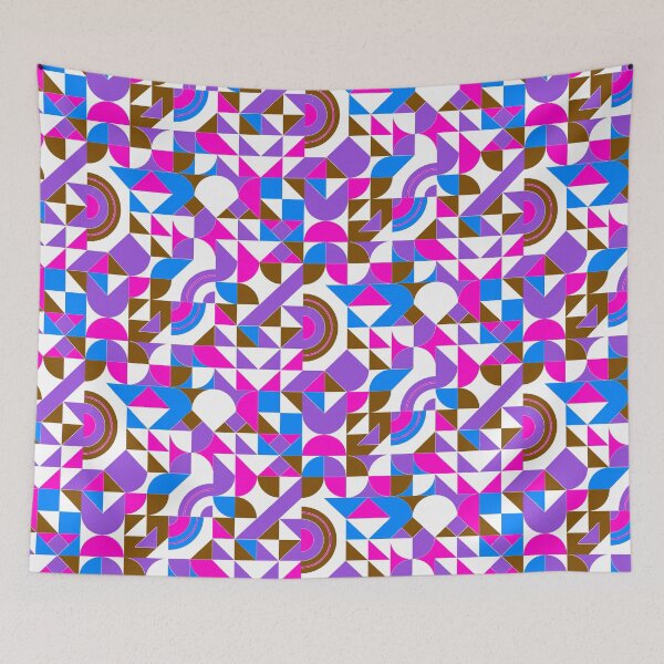 Item preview, geometric colorful patterns conceptual Art - Abstract Neo Geo graphic design designed and sold by Design Repo.