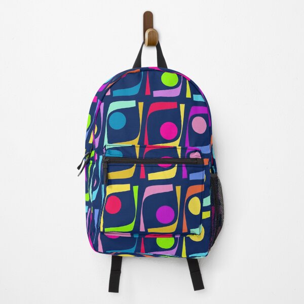 Item preview, 1960s Funky Colorful Geometric Polka Dots Pattern designed and sold by worldways.