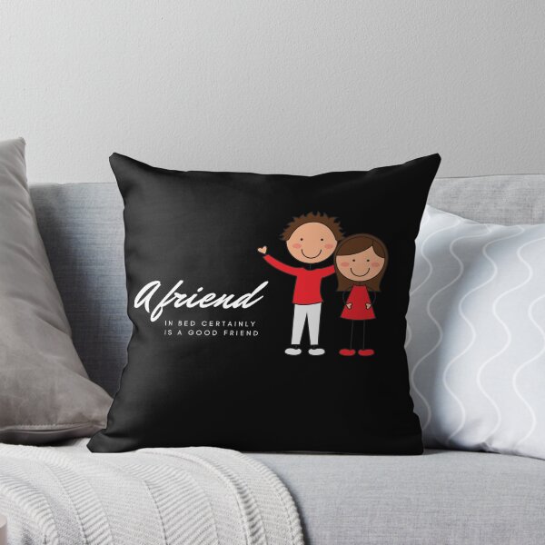 Item preview, A Friend in Bed is Certainly a Good Friend designed and sold by PapitosPlace.