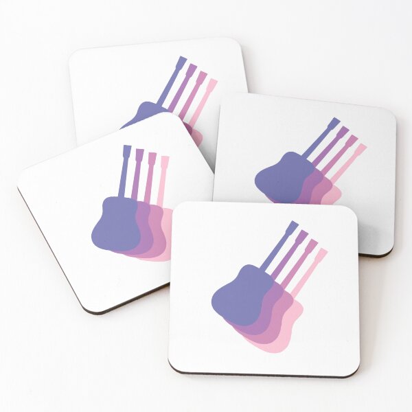 Item preview, Guitarra Pastel - Gradiente Púrpura designed and sold by Disparate Thoughts.