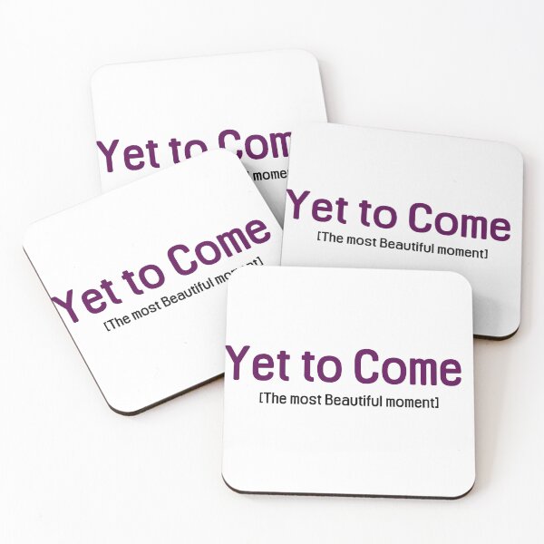 Item preview, Yet to come , lettering of bts title designed and sold by Johnallthings.