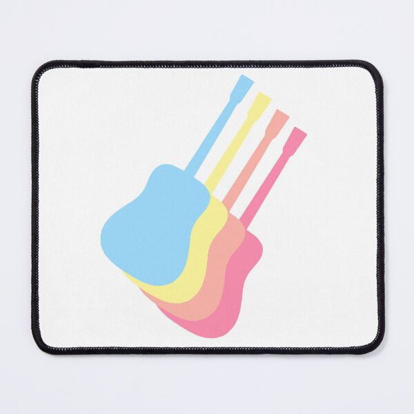 Item preview, Pastel Guitar - Rainbow Gradient designed and sold by Disparate Thoughts.
