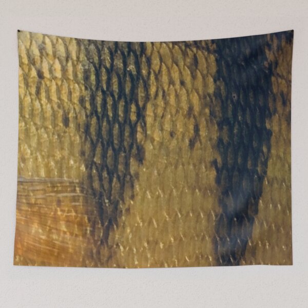 Item preview, Yellow Perch Skin (Natural) Fish Scales Pattern designed and sold by CJRPics.