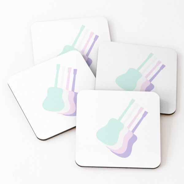 Item preview, Guitarra Pastel - Gradiente Púrpura Verde designed and sold by Disparate Thoughts.