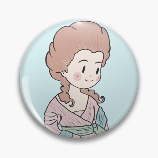 Item preview, Cute Hand Drawn History Figures Georgiana Cavendish designed and sold by MariOyama.