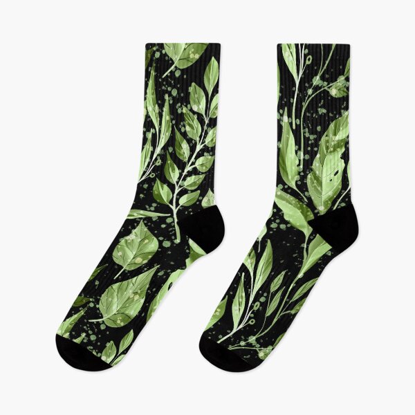 Item preview, Abstract Mixed Green Leaves and Branches designed and sold by silviaol.