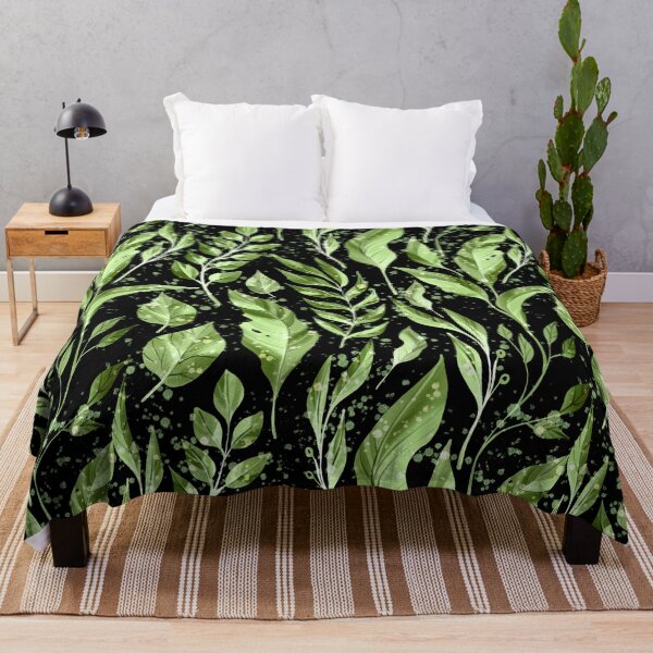 Item preview, Abstract Mixed Green Leaves and Branches designed and sold by silviaol.