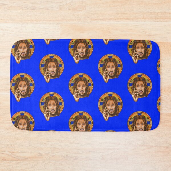 Item preview, Modern Jesus in medieval style with Pride colors designed and sold by VerdeDoodleDuck.