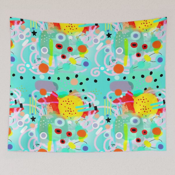 Item preview, Abstract art MEXICO LINDO designed and sold by rupydetequila.