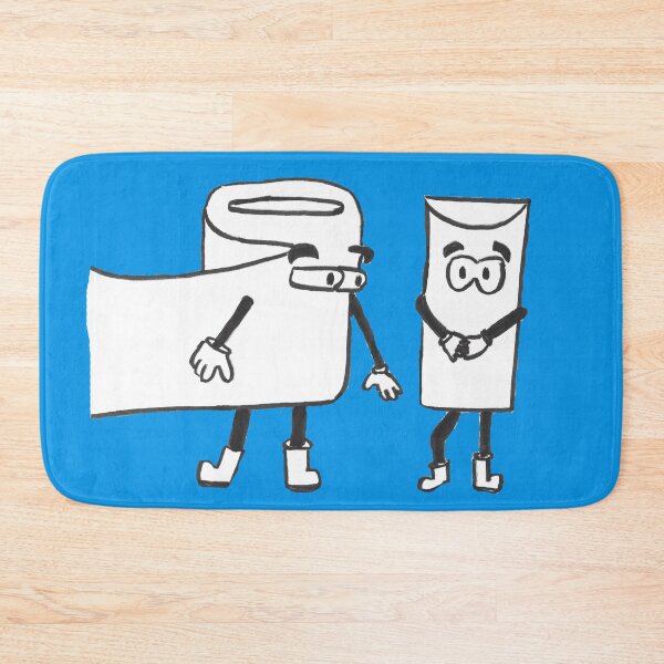 Item preview, Wiped Out Toilet Paper Eying Bare Toilet Paper Roll  designed and sold by AliCatOriginals.
