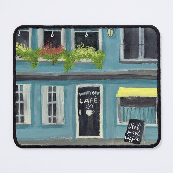 Item preview, Blue Honey Bee cafe  designed and sold by Melissa Renee.