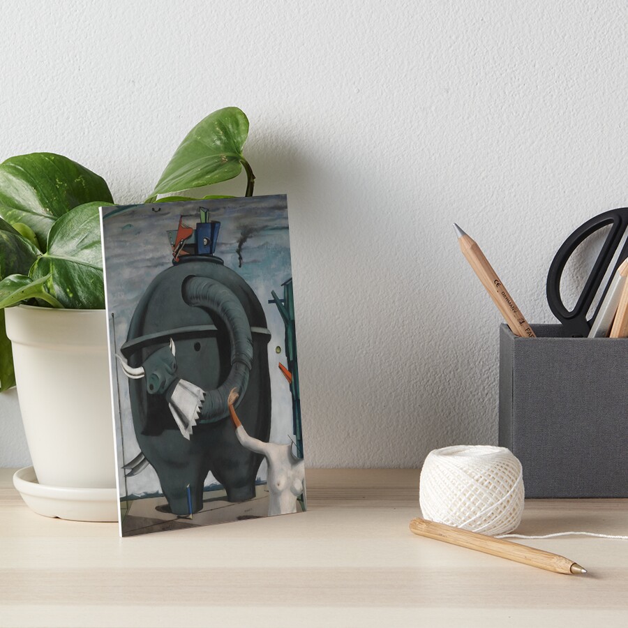 "Max Ernst The Elephant Celebes" Art Board Print for Sale by Lolc