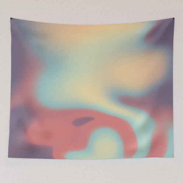 Item preview, Melted Liquid Sunset Gradient Fluid Abstract Artwork designed and sold by patternsoup.