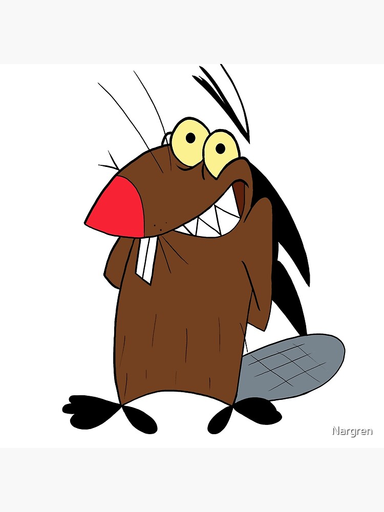 Team Beaver Funny Tote Bag - Cotton Canvas Beaver Lover Gift Bag