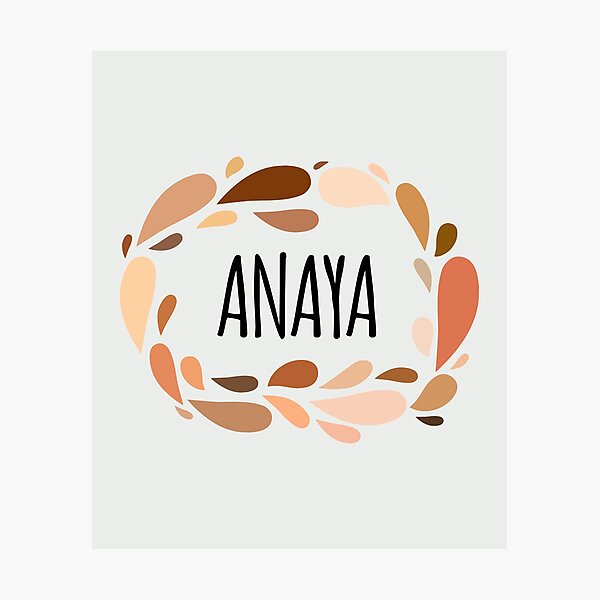 Item preview, Anaya - Names for Wife Daughter and Girl designed and sold by kindxinn.