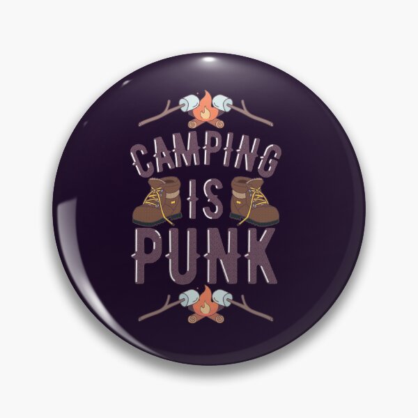Item preview, Camping is punk designed and sold by Give Me that Pencil.