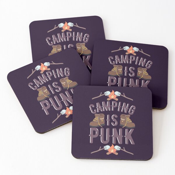 Item preview, Camping is punk designed and sold by Give Me that Pencil.