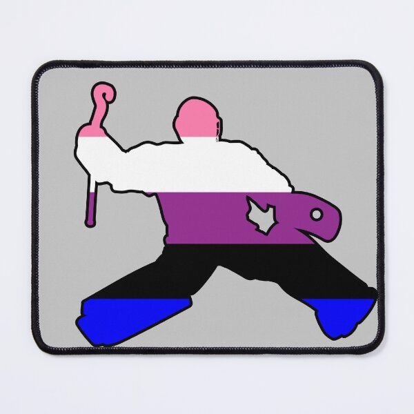 Item preview, Field Hockey Goalie: Genderfluid Pride designed and sold by Zia Frazier.