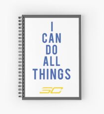 i can do all things Spiral Notebook