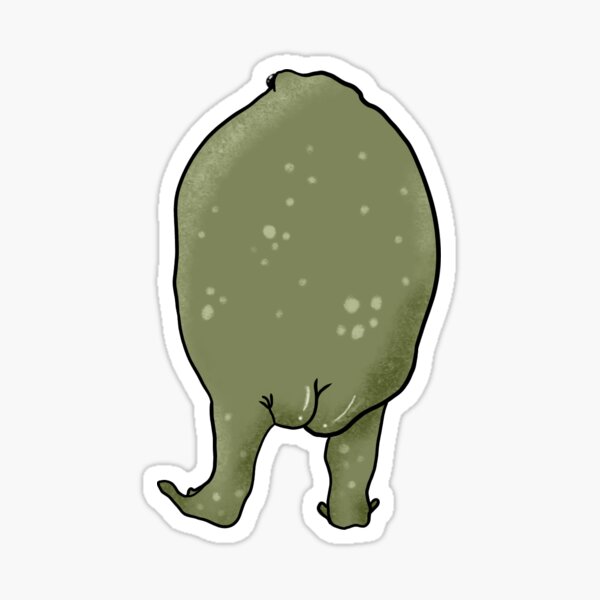 Froggy Butt Sticker
