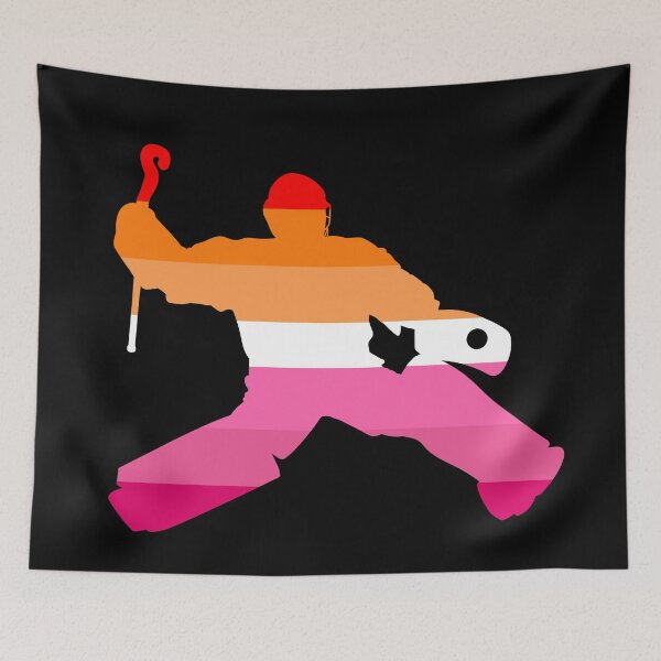 Item preview, Field Hockey Goalie: Lesbian Pride designed and sold by Zia Frazier.