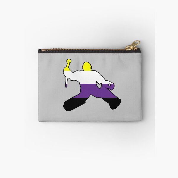 Item preview, Field Hockey Goalie: Nonbinary Pride designed and sold by Zia Frazier.