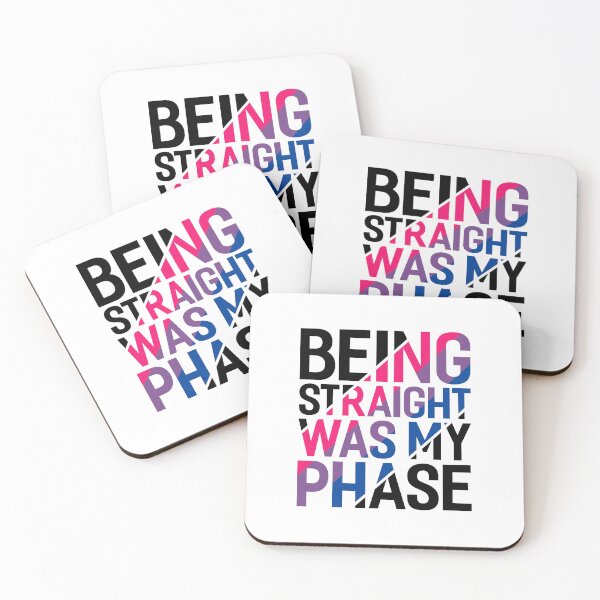 Item preview, Being Straight Was My Phase, Funny Bisexual Pride designed and sold by OutcastBrain.