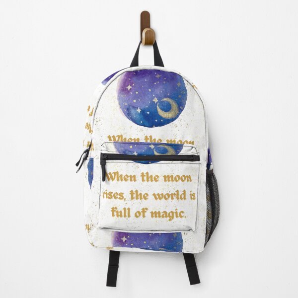 Item preview, When the moon rises, the world is full of magic designed and sold by Praline Creative.
